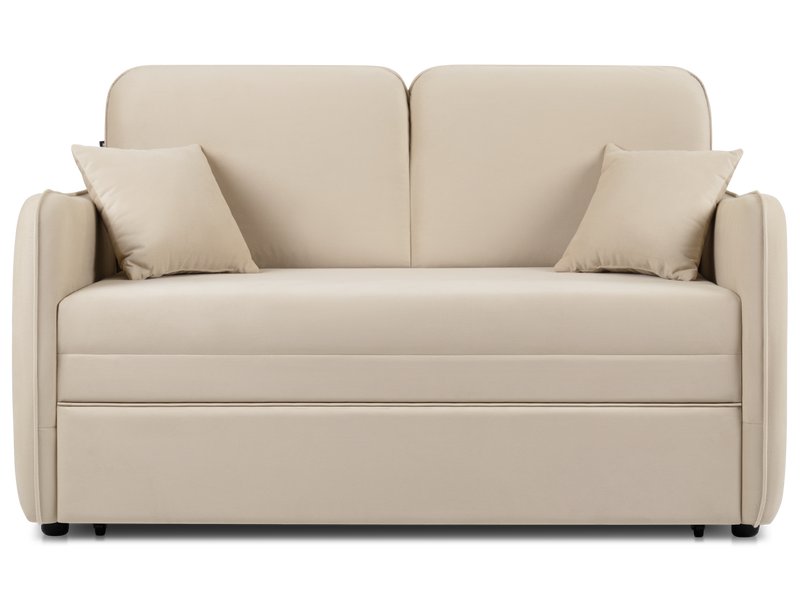 Диван прямой Кейсес 140 Велюр Бежевый